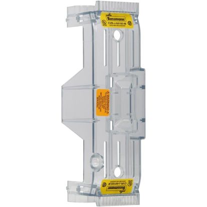 EATON Bussmann Series CVR-J-60100-M Non-Indicating Fuse Block Cover, 70 to 100 A, 600 VAC, For Use With JM60100-1CR/JM60100-2CR/JM60100-3CR Class J Knife Blade Fuse Block, Thermoplastic