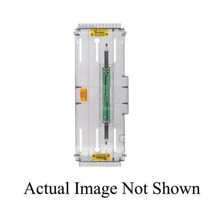 Eaton Bussmann Series CVR-J-60600 Non-Indicating Fuse Block Cover, 450 to 600 A, 600 VAC, For Use With JM60600-1CR/JM60600-2CR/JM60600-3CR Class J Knife Blade Fuse Block, Thermoplastic