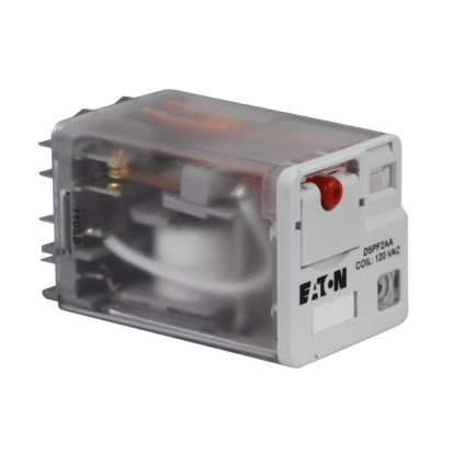 EATON Cutler-Hammer Series D5RR2A Ice Cube Relay, DPDT, 10A, 120VAC Coil