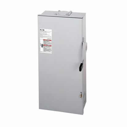 EATON Cutler-Hammer Series DG223NRB DG Series Cartridge Fusible General Duty Safety Switch, 240 VAC, 100 A, 7-1/2 to 15 hp, 15 to 30 hp, DPST Contact, 2 Poles
