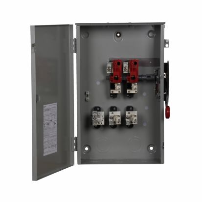 Eaton DG224URK K Series General Duty Non-Fusible Rainproof Safety Switch, 240 VAC, 200 A, 15 hp, DPST Contact, 2 Poles