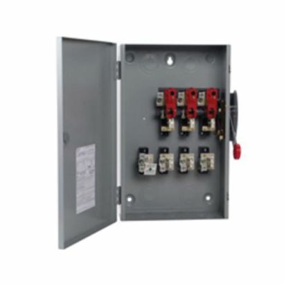 EATON DG324UGK DG Series Non-Fusible General Duty Safety Switch, 240 VAC, 200 A, 15 hp, 30 hp, TPST Contact, 3 Poles