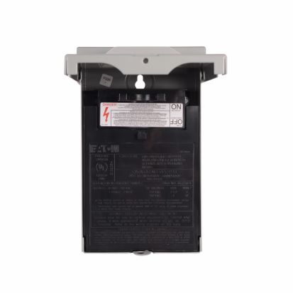 EATON Cutler-Hammer Series DPF222R Fused Pullout Air Conditioning Disconnect, 120/240 VAC, 60 A, 3 hp, 10 hp, 2 Poles