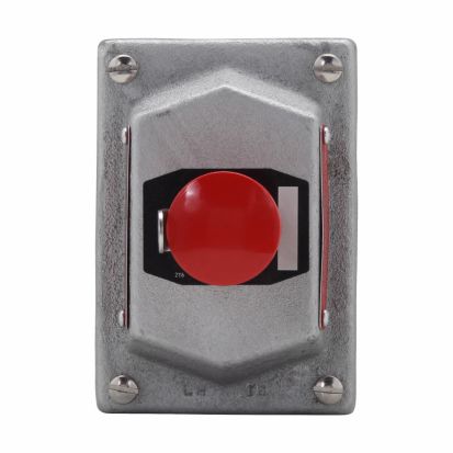 EATON Crouse-Hinds series DSD918 S769 Factory Sealed Heavy Duty Pushbutton Control Station, 600 VAC, 10 A, 1NO-1NC Contact, NEMA 3/7B/7C/7D/9E/9F/9G NEMA Rating