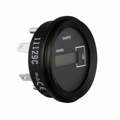 EATON Cutler-Hammer Series E42DIR48230 Durant E42DI24 Hour Model Round Elapsed Time Meter, 6 Digits, Round LCD Display