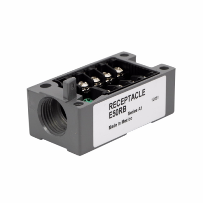 EATON Cutler-Hammer Series E50RB Limit Switch Receptacle, 2NO-2NC Contact Form, For Use With E50 Series Heavy Duty Plug-In Switch, NEMA 1/3/3S/4/4X/6/6P/13/IP67 Enclosure, Die Cast Zinc