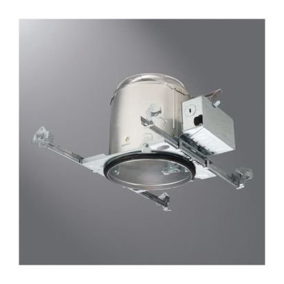 Cooper Lighting HALO AIR-TITE® E7ICAT New Construction Recessed Lighting Housing, CFL/HALOgen/Incandescent/LED Lamp, IC Insulation, 120 VAC, 6-1/2 in Ceiling Opening, Die Cast Aluminum Housing