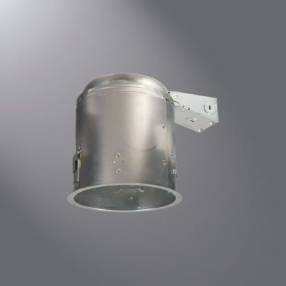 Cooper Lighting HALO AIR-TITE® E7RICAT Remodel Recessed Lighting Housing, CFL/HALOgen/Incandescent/LED Lamp, IC Insulation, 120 VAC, 6-1/4 in Ceiling Opening, Die Cast Aluminum Housing