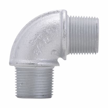 EATON Crouse-Hinds series EL295 elbow, Male, Feraloy iron alloy or ductile iron, 90 Degree, 3/4 Inch