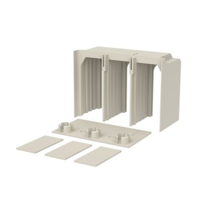 EATON CCP2-TS6-3 3-Pole Terminal Shroud, Switch Rating 400 A, For Use With CCP2 Class CF Disconnect Switch