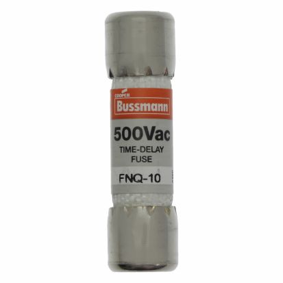 Eaton Corp Bussmann Series Tron™ FNQ-10 Time Delay Supplemental Midget Fuse, 10 A, 500 VAC, 10 kA Interrupt, Class CC, Cartridge Body