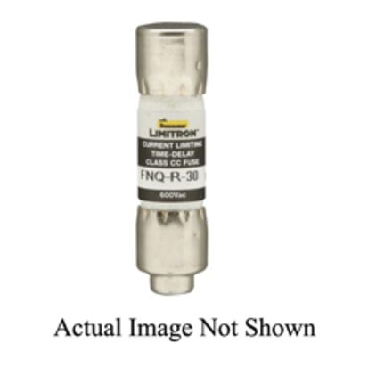 EATON Bussmann Series CC-Tron® FNQ-R-1-1/2 FNQ-R Current Limiting High Inrush Time Delay Fuse, 1-1/2 A, 600 VAC, 200 kA Interrupt, Class: CC, Cylindrical Body