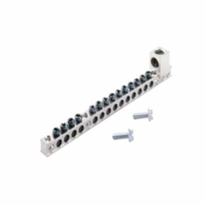 EATON Cutler-Hammer Series GBK1420 Ground Bar Kit, For Use With CH and BR Loadcenter, 3/4 in Size, Aluminum/Copper