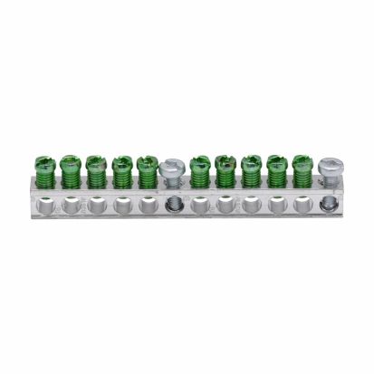 EATON GBKP10 PON Accessories - 10 Terminal Ground Bar,CH/BR plug-on neutral,10 Circuits,10 terminals