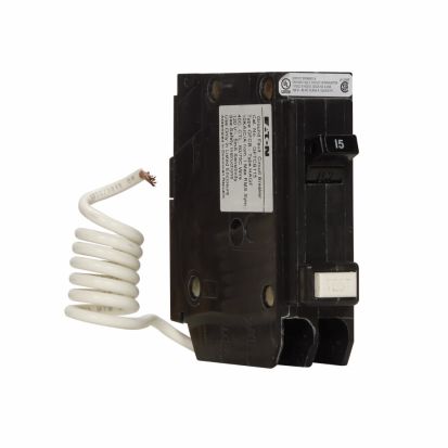 Eaton GFTCB260 Type BR Self-Test Ground Fault Circuit Breaker, 120/240 VAC, 60 A, 10 kA Interrupt, 2 Poles, Common Trip