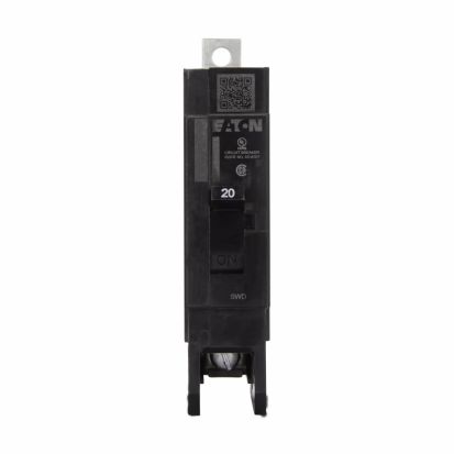 EATON Cutler-Hammer Series GHB1020 C Series Type GHB Molded Case Circuit Breaker, 277 VAC/125 VDC, 20 A, 14 kA Interrupt, 1 Poles, Fixed Thermal/Fixed Magnetic/Non-Interchangeable Trip
