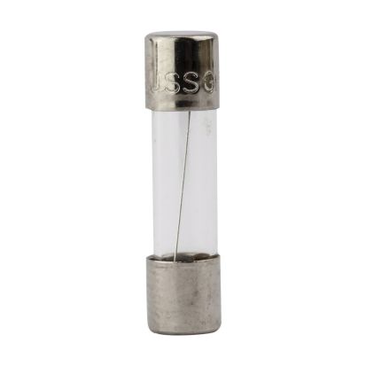 Eaton Bussmann Series GMA-5-R Low Breaking Small Dimension Fast Acting Fuse With Nickel Plated Brass End Caps, 5 A, 125 VAC, 10 kA Interrupt, Cylindrical Body