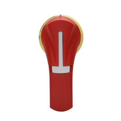 EATON Bussmann Series H12-03R Front Operated Padlockable External Pistol Handle, 4.92 in L x 3.07 in W x 1.77 in H, Red/Yellow