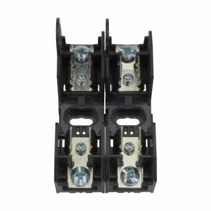 EATON Bussmann Series HM25030-2SR Modular Fuse Block, 250 VAC, 30 A, Class: H, 18 to 10 AWG Wire, 2 Poles