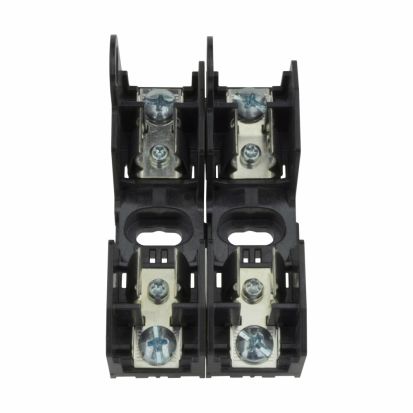 Eaton Bussmann Series HM25030-2SR Modular Fuse Block, 250 VAC, 30 A, Class: H, 18 to 10 AWG Wire, 2 Poles