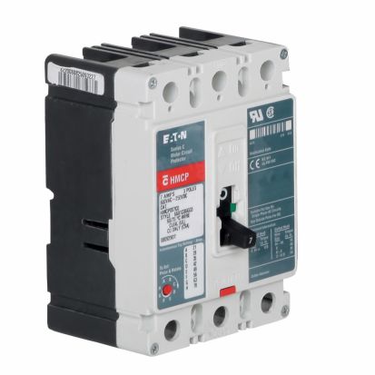 EATON Cutler-Hammer Series HMCP100R3C Motor Circuit Protector, 600 VAC, 250 VDC, 100 A, 3 Poles, Magnetic Trip