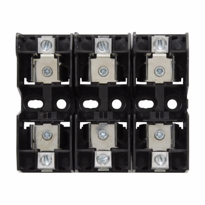 Eaton Corp Bussmann Series JM60060-3CR Fuse Block, 600 VAC, 31 to 60 A, Class: J, 14 to 2 AWG, 8 to 2 AWG Wire, 3 Poles