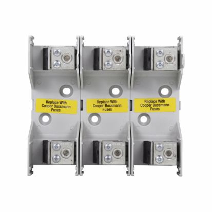 Eaton Corp Bussmann Series JM60100-3CR JM600 Fuse Block, 600 VAC, 70 to 100 A, J Class, 14 to 1/0 AWG Wire, 3 Poles