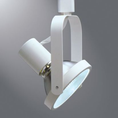 Cooper Lighting HALO Power-Trac™ L1738PX Line Voltage Lamp Holder, PAR38 HALOgen Lamp, 120 VAC, Gimbal Ring Head