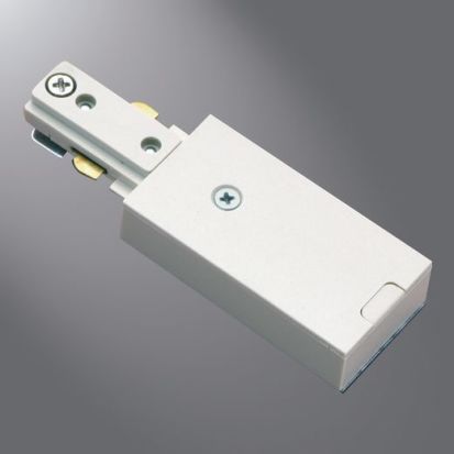 Cooper Lighting HALO PowerTrac™ L901P Push-In Live End Connector, 1 Circuit, 5.201 in L x 4.301 in W, Polycarbonate