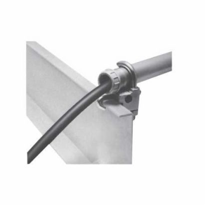 Eaton Crouse-Hinds series LCCF4 Cable Tray Conduit Clamp, 1-1/4 in Conduit, Cast Iron, Electro-Galvanized/Aluminum Acrylic Painted