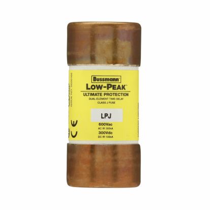 EATON Bussmann Series Low-Peak™ LPJ-35SP Current Limiting Time Delay Fuse, 35 A, 600 VAC/300 VDC, 300/100 KA, Class J, Cylindrical Body