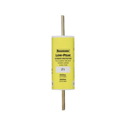 EATON Bussmann Series Low-Peak™ LPJ-100SP Current Limiting Time Delay Fuse, 100 A, 600 VAC/300 VDC, 300/100 kA, Class J, Cartridge Body