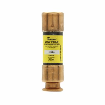 Eaton Bussmann Series Low-Peak™ LPN-RK-30SP LPN-RK Current Limiting Time Delay Fuse, 30 A, 250 VAC/125 VDC, 300/100 kA Interrupt, RK1 Class, Cylindrical Body