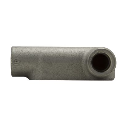 Eaton Corp Crouse-Hinds series LR27 Condulet Form 7 conduit outlet body, Feraloy iron alloy, LR shape, 3/4 Inch