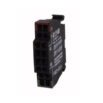 EATON M22-CK01 Contact Block, 22.5 mm, 1NC-CKO1 Contact, 4 A at 230 VAC, 2 A at 500 VAC Contact, Black