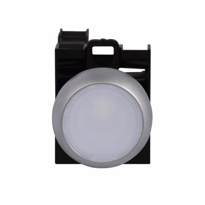 EATON M22-DL-W-K10-W RMQ-Titan Modular Illuminated Pushbutton, 22.5 mm, 1NO Contact, White