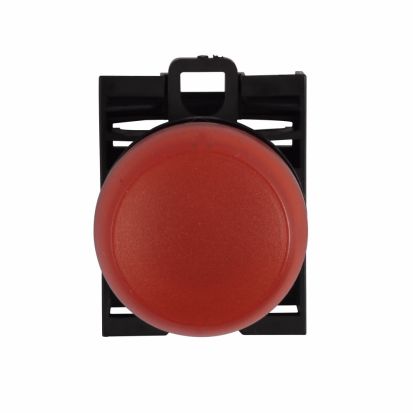 EATON Cutler-Hammer Series M22-L-R Modular Resistor Illuminated Indicating Light Operator, 22.5 mm, Flush Button Operator, Momentary Contact, Red