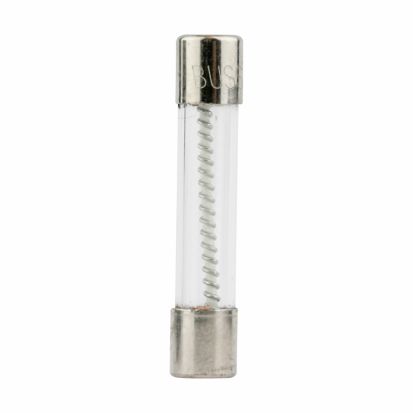 Eaton Bussmann Series MDL-6-R Time Delay Fuse With Nickel Plated Brass End Caps, 6 A, 250 VAC, 200 A/10 kA Interrupt, Cylindrical Body
