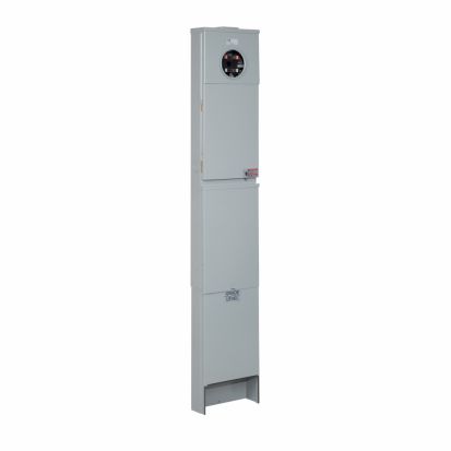 EATON Cutler-Hammer Series MHR100P 4-Circuit 8-Space Metered Ringless Mobile Home Panel, 100 A, NEMA 3R Enclosure