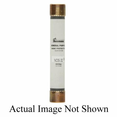 EATON Bussmann Series NOS-15 Non-Current Limiting One Time Fuse, 15 A, 600 VAC, 50 kA Interrupt, Class: H/K5, Cylindrical Body
