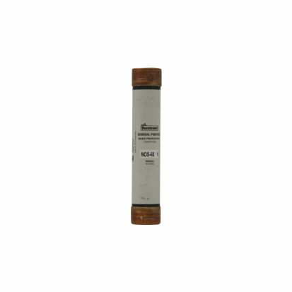 EATON Bussmann Series NOS-60 Non-Current Limiting One Time Fuse, 60 A, 600 VAC, 50 kA Interrupt, Class: H/K5, Cylindrical Body