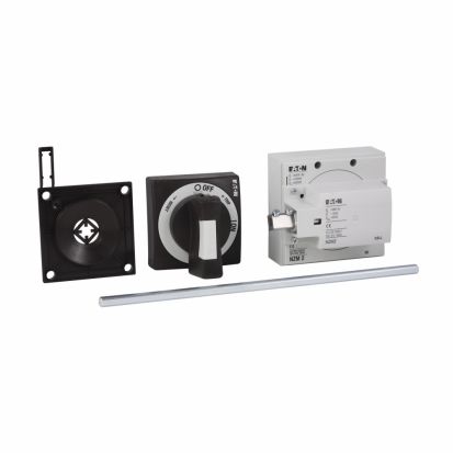 EATON Cutler-Hammer Series NZM2-XS-L Main Switch Assembly Kit, For Use With Switch Disconnector, Power Circuit Breaker, Axe and Lockable Molded Case Circuit Breaker, Black
