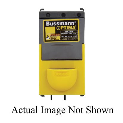 EATON Bussmann Series OPTIMA™ OPM-1038RC Indicating Overcurrent Protection Fuse Holder Module With Remote Fuse Indicator, 600 VAC/VDC, 30 A, 18 to 8 AWG Stranded, 18 to 10 AWG Solid Wire, 3 Poles