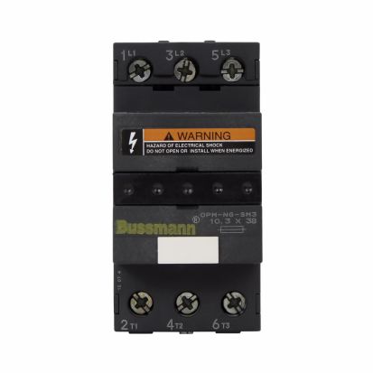 Eaton Bussmann Series OPTIMA™ OPM-NG-SC3 Overcurrent Protection Fuse Holder Module, 600 VAC, 30 A, 14 to 6 AWG Wire, 3 Poles