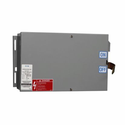 Eaton P3F361RGN 3-Pole R-Class Fusible Plug-In Unit With 50% Internal Ground and 100% Neutral, 600 VAC, 30 A, 4 Wires