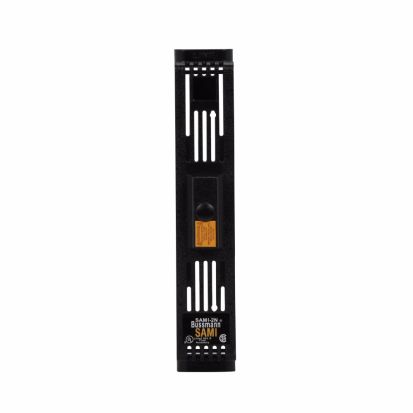 EATON Bussmann Series SAMI-2N Dead Front Indicating Fuse Cover, 0 to 30 A, 600 VAC/VDC, For Use With Class H/K5/R Midget Fuse, Thermoplastic, Black