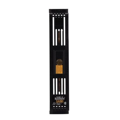 EATON Bussmann Series SAMI-3I Dead Front Indicating Fuse Cover, 65 to 100 A, 600 VAC/VDC, For Use With Class J Midget Fuse, Thermoplastic, Black