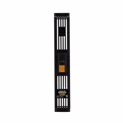 EATON Bussmann Series SAMI-5N Dead Front Indicating Fuse Cover, 35 to 60 A, 600 VAC/VDC, For Use With Class H/K5/R Midget Fuse, Thermoplastic, Black