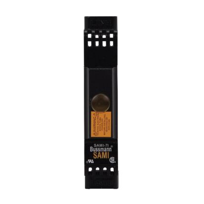 EATON Bussmann Series SAMI-7I Dead Front Indicating Fuse Cover, 0 to 30 A, 600 VAC/VDC, For Use With Class CC Midget Fuse, Thermoplastic, Black