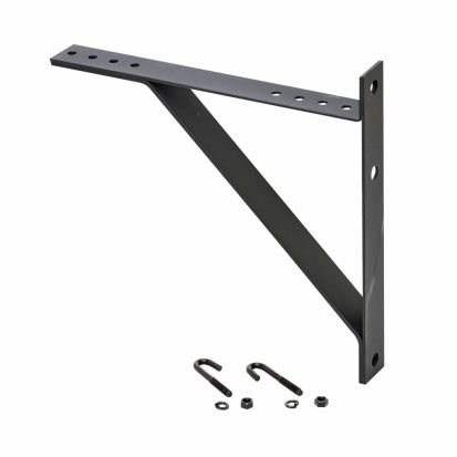 Eaton B-Line SB21318KFB Triangular Runway Wall Support Kit, For Use With 6, 9 and 12 in Cable Runways, 19-1/8 in H x 19-7/8 in W, Steel, Flat Black